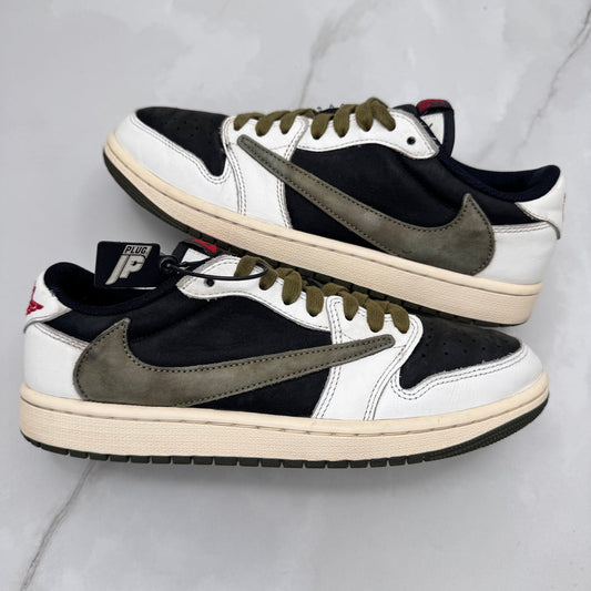 Jordan 1 Low Travis Scott Olive 7UK