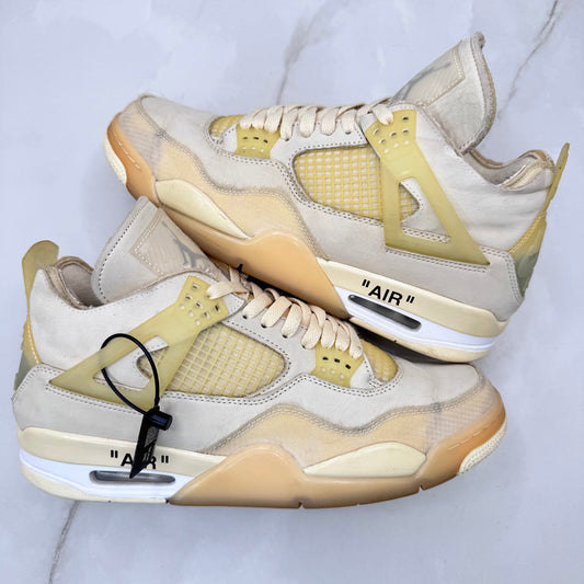 Jordan 4 Off White Sail 10UK
